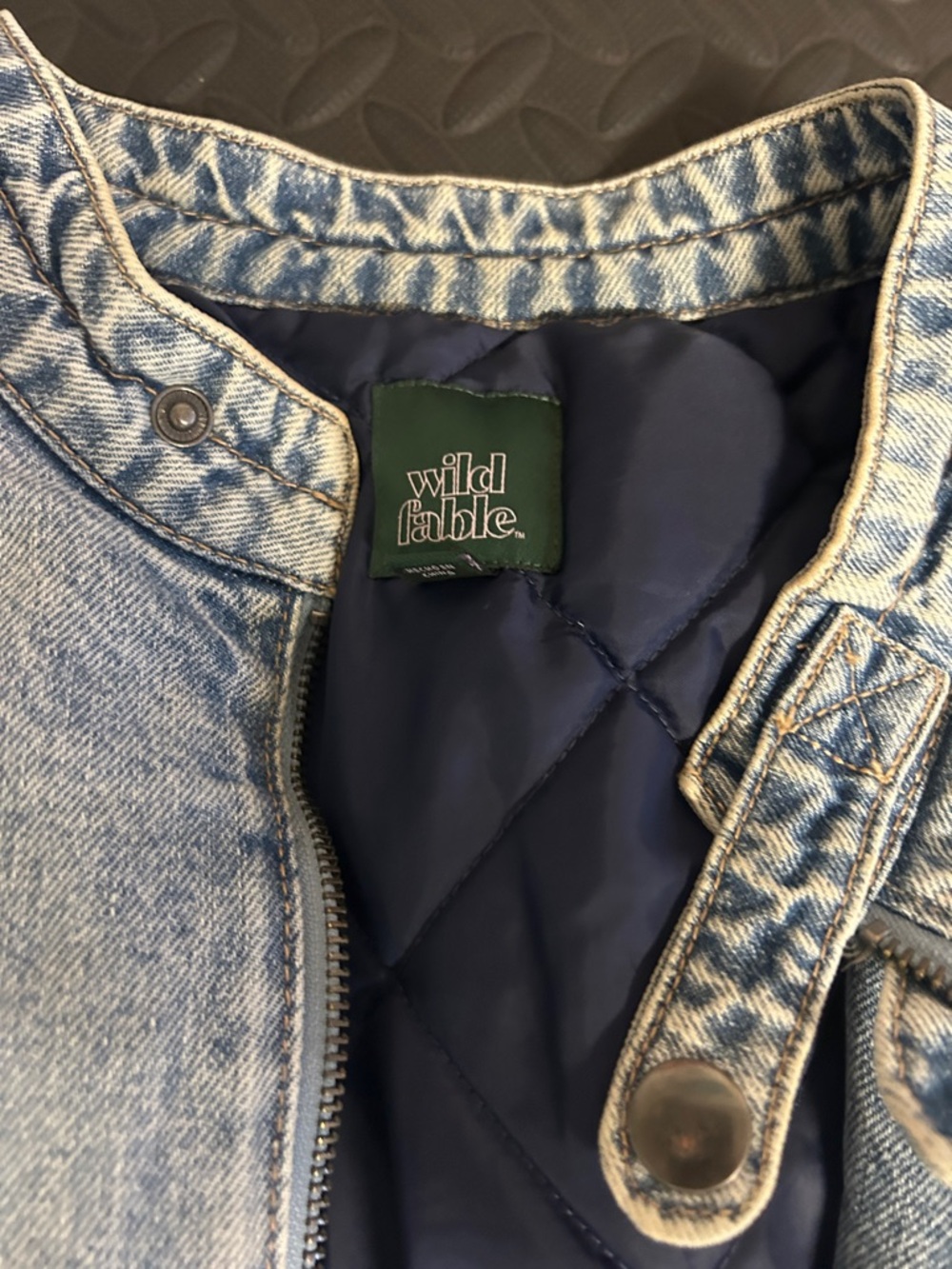 wild fable Light Wash Blue Jean Jacket - Picture 2 of 4